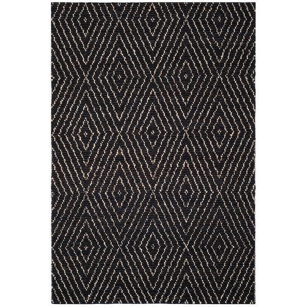 Safavieh Bohemian Hand Woven Small Rectangle RugBlack & Ivory 3 x 5 ft. - BOH702A-3