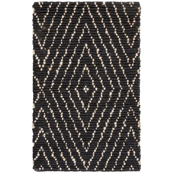 Safavieh Bohemian Hand Woven Small Rectangle RugBlack & Ivory 3 x 5 ft. - BOH702A-3