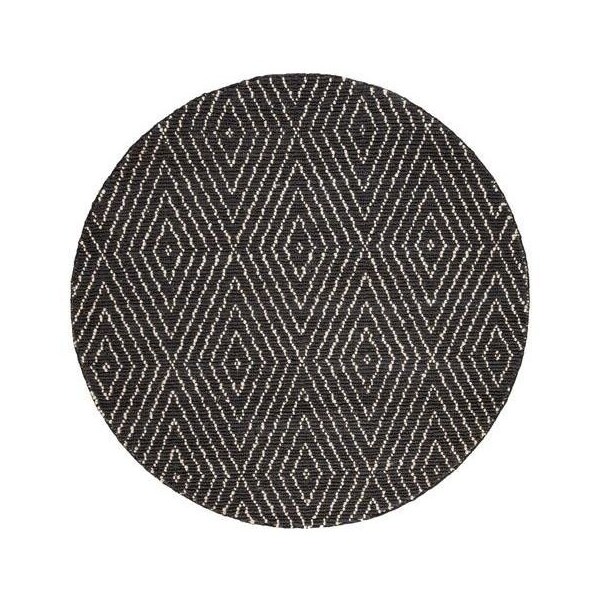 Safavieh Bohemian Hand Woven Small Rectangle RugBlack & Ivory 3 x 5 ft. - BOH702A-3