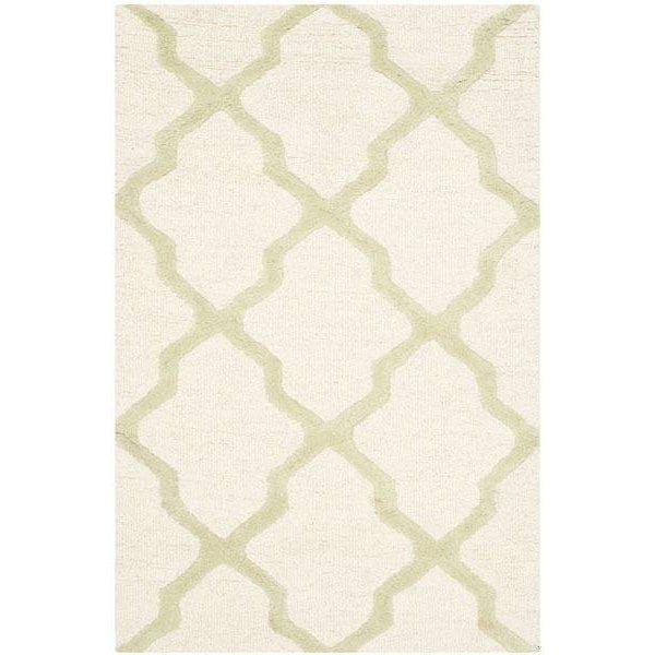 Safavieh Cambridge Small Rectangle Area Rug, Ivory and Light Green - 3 x 5 ft. - CAM121N-3