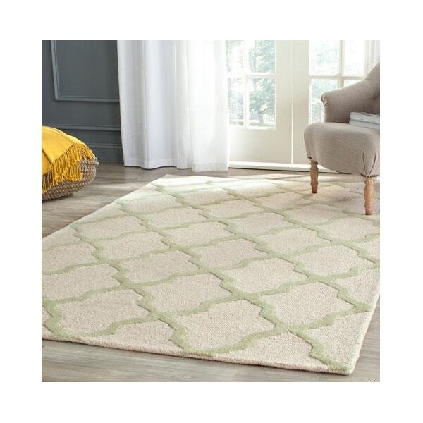 Safavieh Cambridge Small Rectangle Area Rug, Ivory and Light Green - 3 x 5 ft. - CAM121N-3