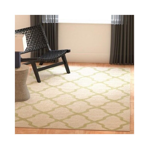 Safavieh Cambridge Small Rectangle Area Rug, Ivory and Light Green - 3 x 5 ft. - CAM121N-3