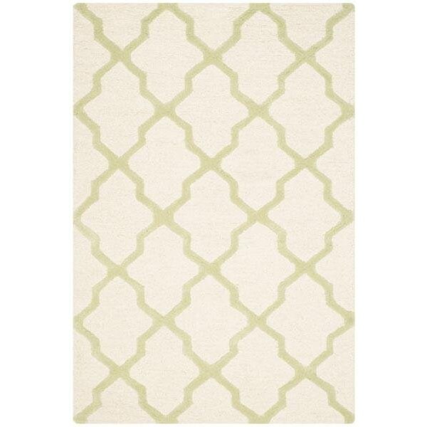 Safavieh Cambridge Small Rectangle Area Rug, Ivory and Light Green - 3 x 5 ft. - CAM121N-3