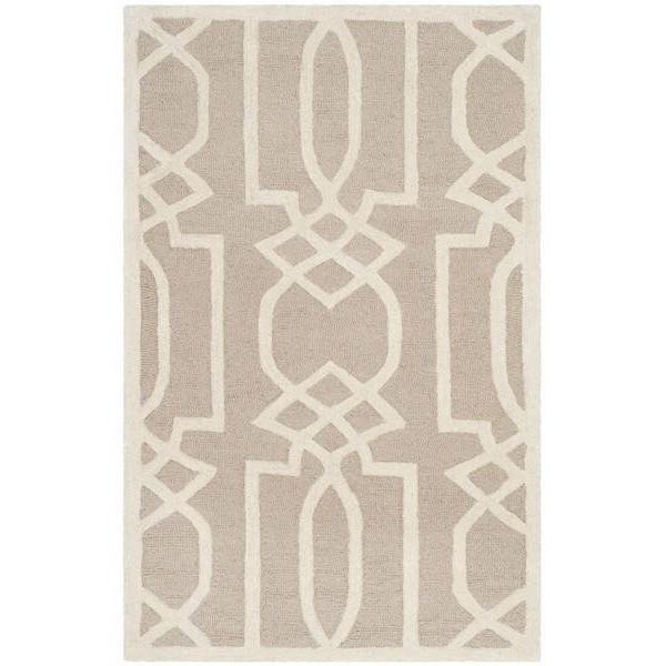 Safavieh Bella Hand Tufted Runner Rug, Sand and Ivory - 2 ft.-3 in. x 7 ft. - BEL138C-27