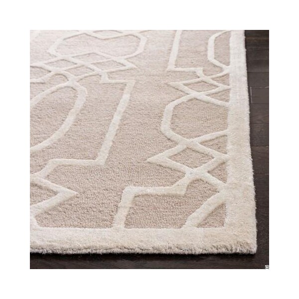 Safavieh Bella Hand Tufted Runner Rug, Sand and Ivory - 2 ft.-3 in. x 7 ft. - BEL138C-27