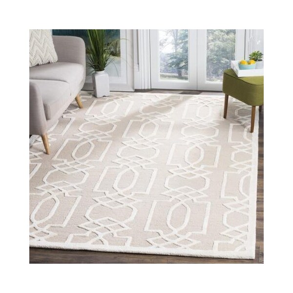 Safavieh Bella Hand Tufted Runner Rug, Sand and Ivory - 2 ft.-3 in. x 7 ft. - BEL138C-27