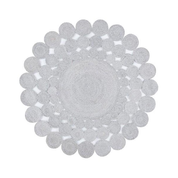 Safavieh 3 x 3 ft. Cape Cod Round Area RugGrey - CAP226F-3R