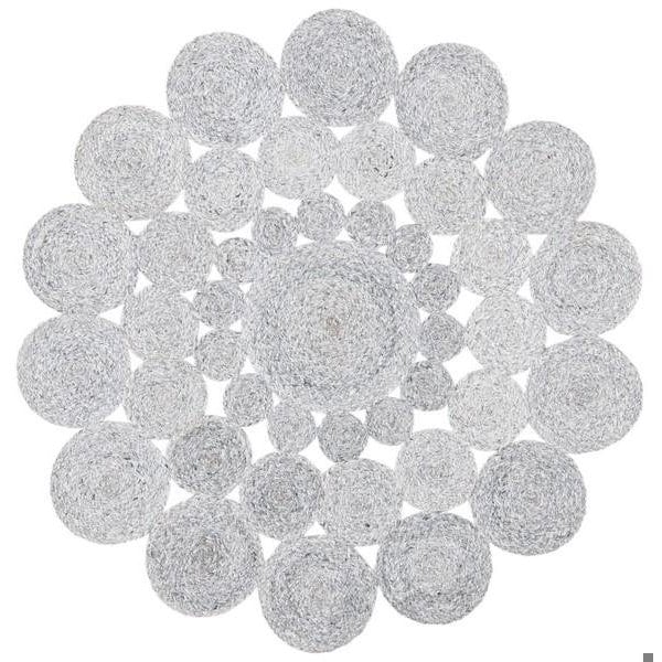 Safavieh 3 x 3 ft. Cape Cod Round Area RugGrey - CAP226F-3R