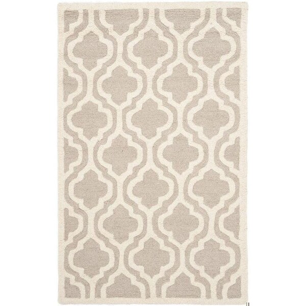Safavieh Cambridge Hand Tufted Runner RugMocha & Ivory 2 ft.-6 in. x 8 ft. - CAM152B-28