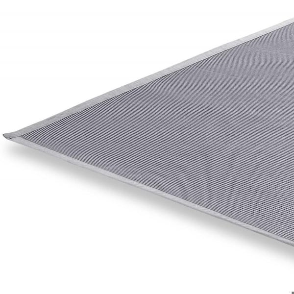 Homeroots 59 x 55 in. Light Gray Sunbrella Indoor Outdoor Small Rug - 372259