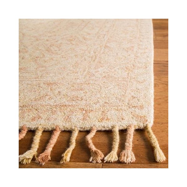 Safavieh Aspen Hand Tufted Medium Rectangle RugIvory & Blush 5 x 8 ft. - APN225A-5