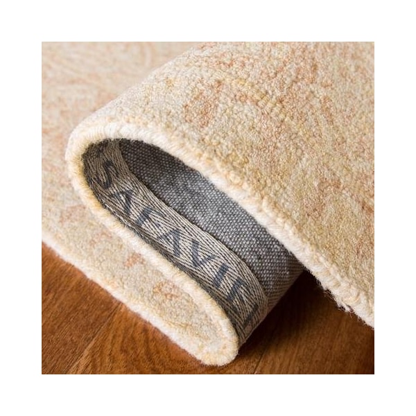 Safavieh Aspen Hand Tufted Medium Rectangle RugIvory & Blush 5 x 8 ft. - APN225A-5