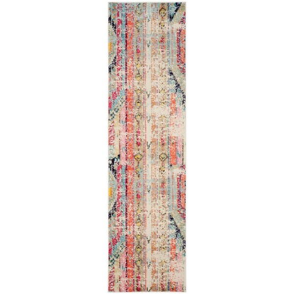 Safavieh 2 ft.-2 in. x 16 ft. Monaco Power Loomed Runner Rug, Multi - MNC222F-216