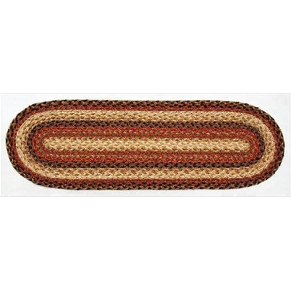 Homespice Decor Russet Hudson Jute Braided Rugs - Table Runner - Oval - 571045