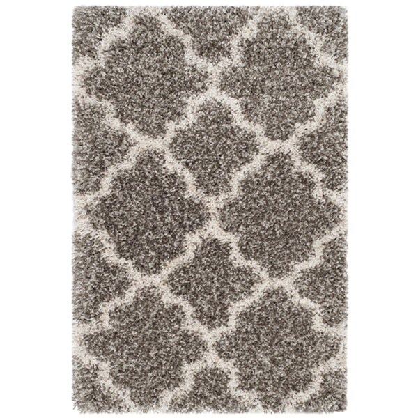 Safavieh Hudson Shag Accent Area Rug, Grey and Ivory - 2 x 3 ft. - SGH282B-2