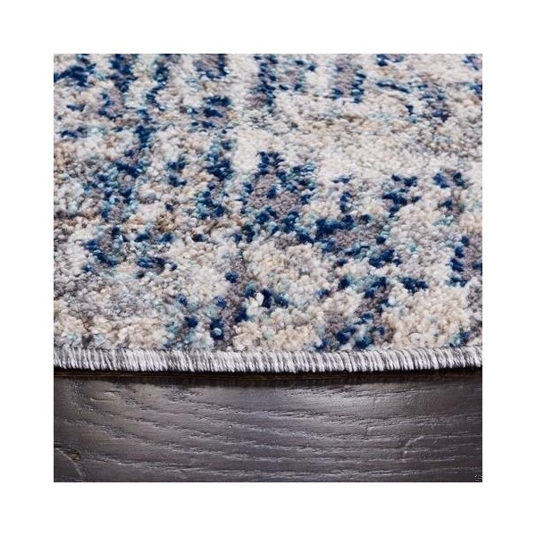 Safavieh 4 x 6 ft. Aston 700 Rectanglar Modern Contemporary Rug Grey & Navy - ASN712F-4