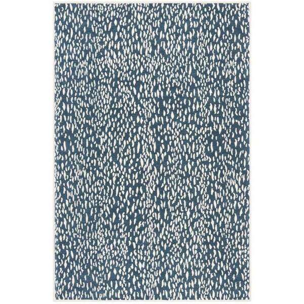 Safavieh 4 x 6 ft. Medium Rectangle Marbella Hand Woven Rug Blue & Ivory - MRB657D-4