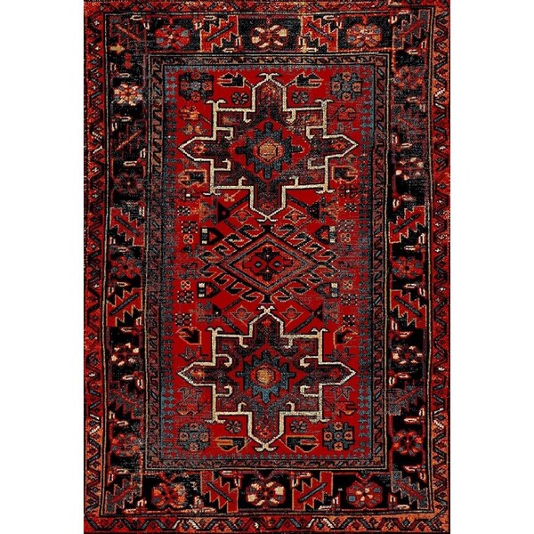 Safavieh VIntage Hamadan Small Rectangle Area Rug, Red and Multi - 4 x 6 ft. - VTH211A-4