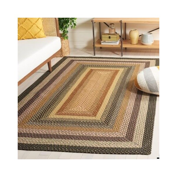 Safavieh Braided Round Area Rug, Multi - 4 x 4 ft. - BRD308A-4R