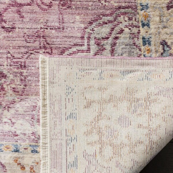 Safavieh Illusion Power Loomed Square Area Rug, Rose and Cream - 4 x 4 ft. - ILL708F-4SQ