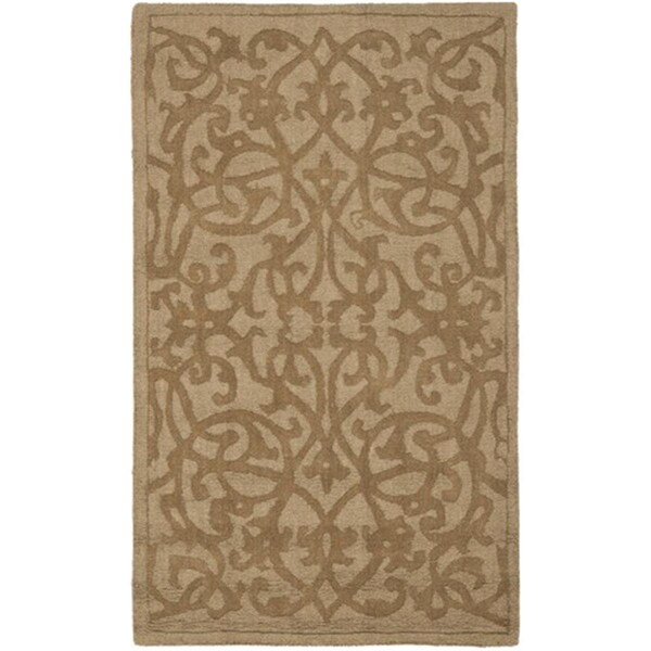 Safavieh Impressions Hand Loomed Rectangle Rug- Light Brown- 4 x 6 ft. - IM341D-4