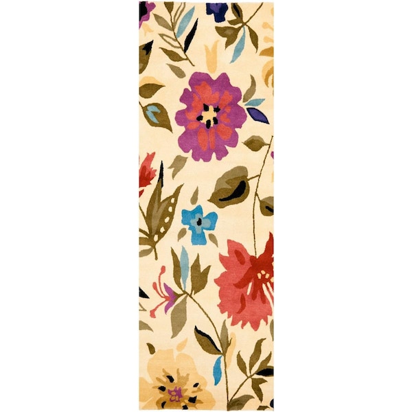 Safavieh Soho Hand Tufted Rectangle RugIvory & Multi Color 2 ft.6 in. x 6 ft. - SOH854A-26