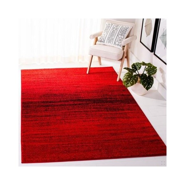 Safavieh Rectangular Adirondack Contemporary Area Rug, Red & Black - 3 x 5 ft. - ADR142Q-3