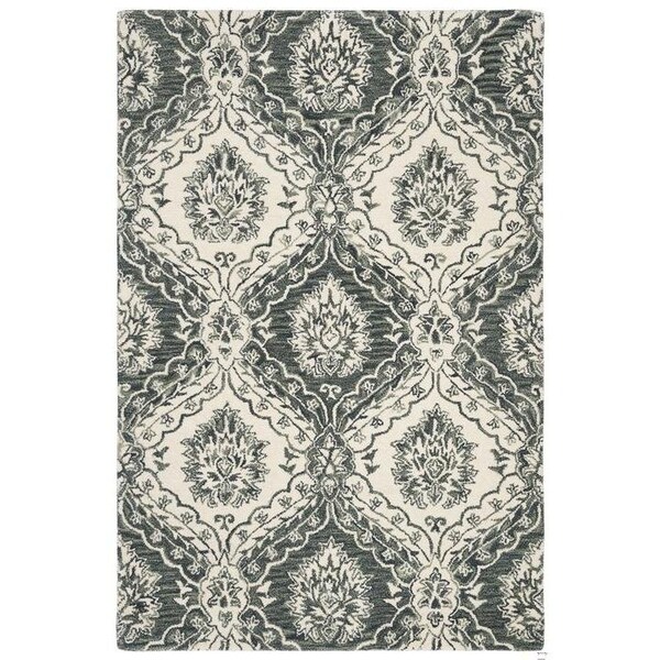 Safavieh Blossom Hand Tufted Runner RugBlue & Ivory 2 ft.-3 in. x 8 ft. - BLM601M-28