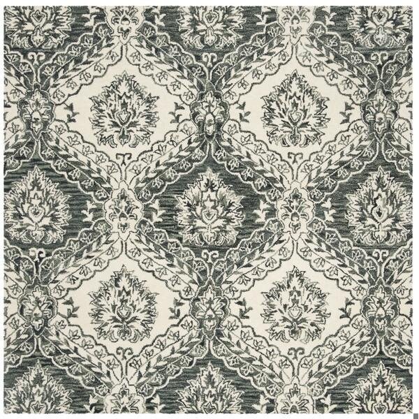 Safavieh Blossom Hand Tufted Runner RugBlue & Ivory 2 ft.-3 in. x 8 ft. - BLM601M-28