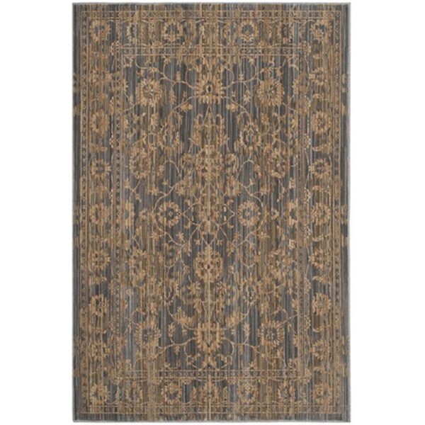 Safavieh Infinity Power Loomed Large Rectangle Rug- Grey - Beige- 9 X 12 Ft. - INF537R-9