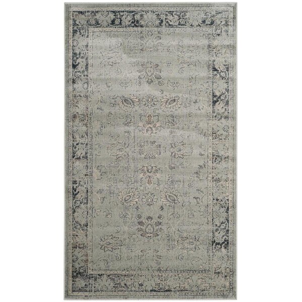 Safavieh Vintage Accent Area Rug, Light Blue - 3 ft.-3 in. x 5 ft.-7 in. - VTG117-7660-3