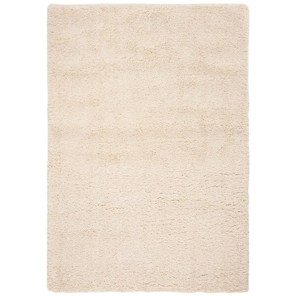 Safavieh 3 x 5 ft. Fontana Shag 800 Contemporary Rectangle Rug, Creme - FNT800B-3