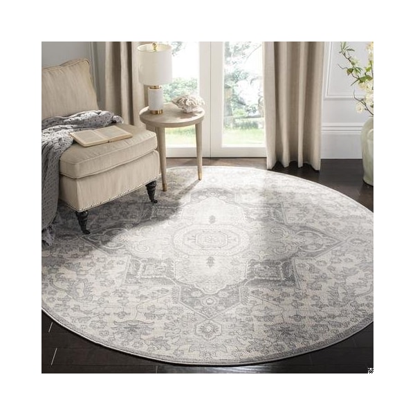 Safavieh 10 x 13 ft. Brentwood Traditional Rectangle RugGrey & Cream - BNT816B-10