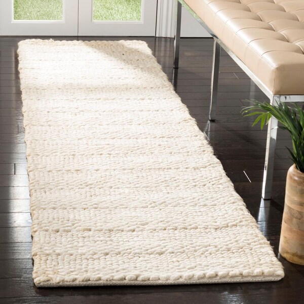 Safavieh 2 ft.-3 in. x 8 ft. Natural Fiber Hand Woven Runner Area Rug, Bleach - NF212D-28