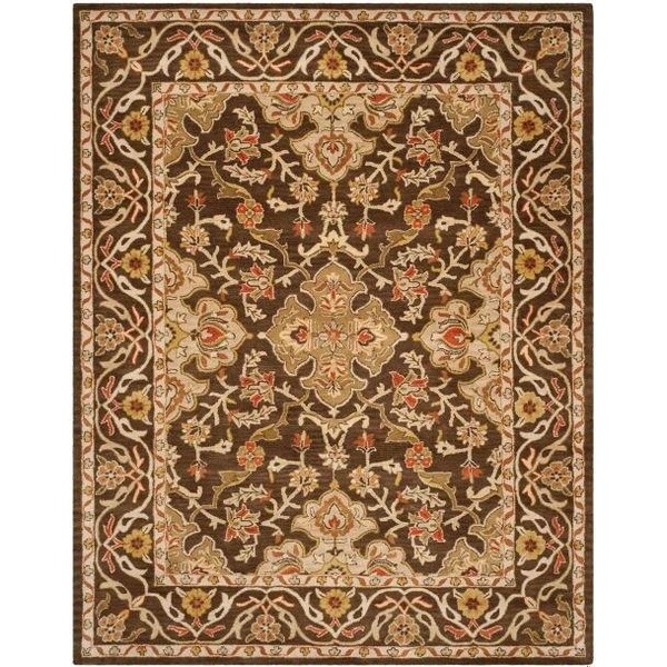 Safavieh 2 Ft. - 3 In. x 8 Ft. Runner- Traditional Classic Brown And Brown Hand Tufted Rug - CL931A-28