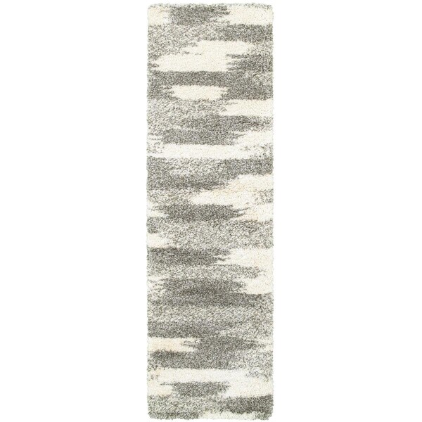 Oriental Weavers Henderson 565J9 2x8 Runner - Grey/ Ivory-Polypropylene - H565J9068230ST