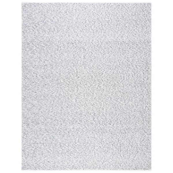 Safavieh 4 x 6 ft. Nantucket Rectangle Hand Loomed Area RugCharcoal - NAN144H-4
