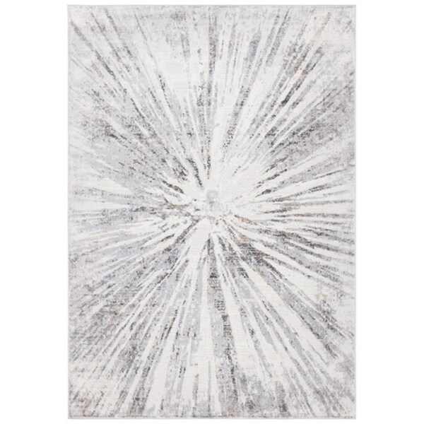 Safavieh 8 x 10 ft. Amelia Rectangle Area Rug, Grey & Gold - ALA449H-8