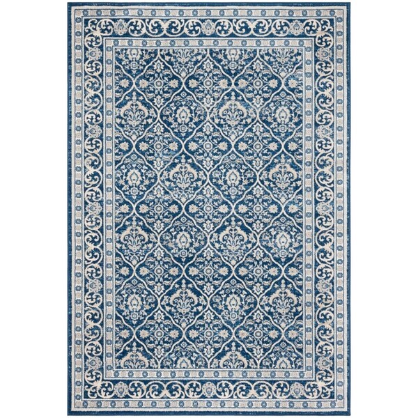 Safavieh 2 x 14 ft. Brentwood Runner Rug - Navy & Light Grey - BNT870M-214