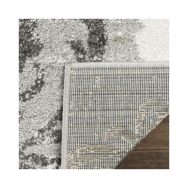 Safavieh 2 ft.-6 in. x 14 ft. Runner Adirondack Power Loomed RugSilver & Ivory - ADR114B-214