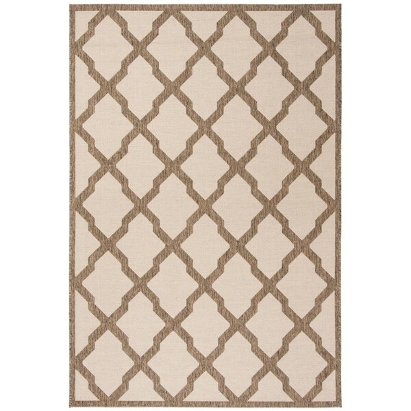 Safavieh Linden 100 8 x 10 ft. Rectangle Area Rug Cream & Beige - LND122C-8