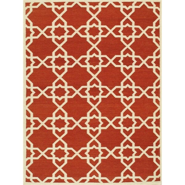 Made4Mansions SA-6138 Sahara Area Rug 10 x 14 ft. - Orange With Ivory - MA2472211