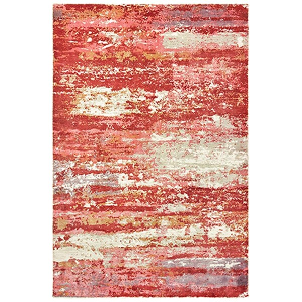 Oriental Weavers 2 ft. 6 in. x 10 ft. Formations Rectangle Rug Pink - F70004076305ST