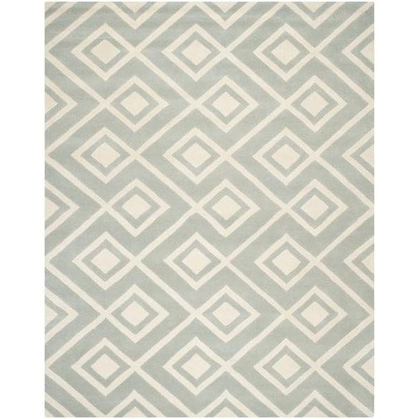 Safavieh 2 ft.-3 in. x 7 ft. Chatham Hand Tufted Runner RugGrey & Ivory - CHT742E-27