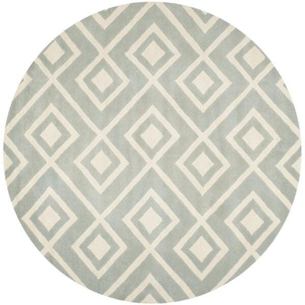 Safavieh 2 ft.-3 in. x 7 ft. Chatham Hand Tufted Runner RugGrey & Ivory - CHT742E-27