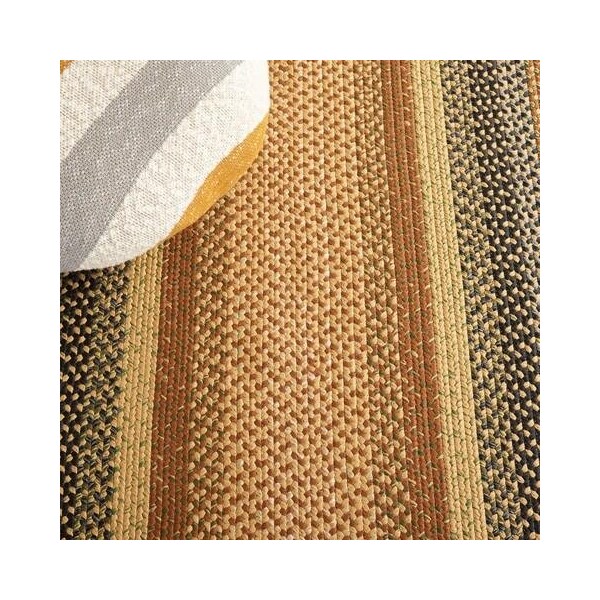Safavieh 2 ft.-3 in. x 14 ft. Braided Hand Woven Runner Rug, Multicolor - BRD308A-214