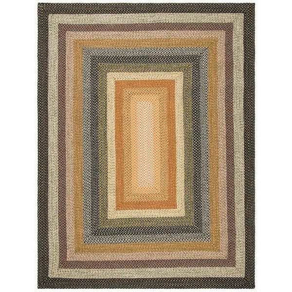 Safavieh 2 ft.-3 in. x 14 ft. Braided Hand Woven Runner Rug, Multicolor - BRD308A-214