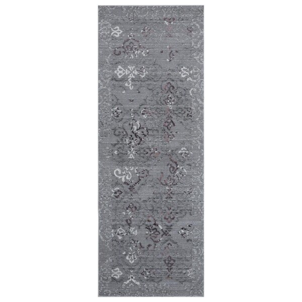 United Weavers Of America Cascades Marblemount Plum Runner Rug, 2 ft. 7 in. x 7 ft. 2 in. - 2601 10382 28E