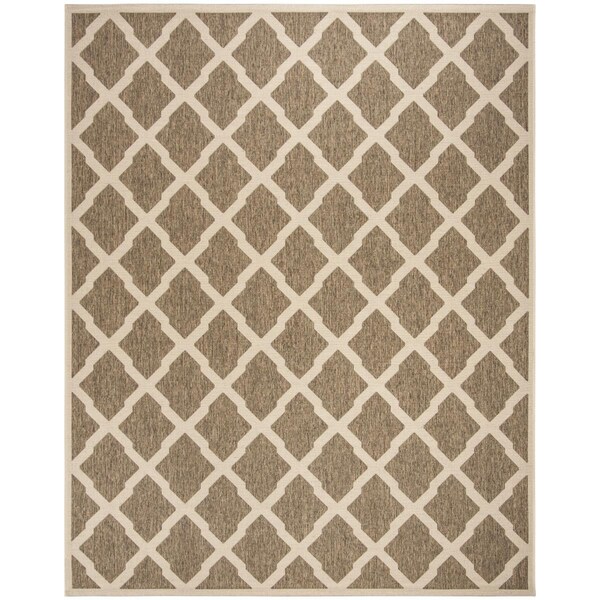 Safavieh 8 x 10 ft. Beach House Contemporary Rectangle Rug Beige & Cream - BHS122D-8