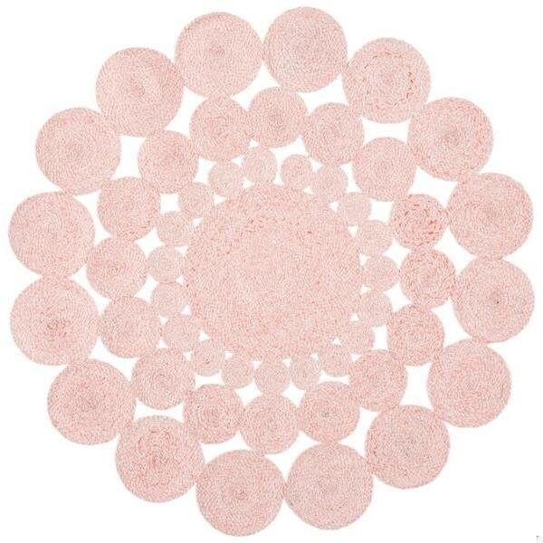 Safavieh 5 x 5 ft. Cape Cod Round Area Rug, Pink - CAP226U-5R